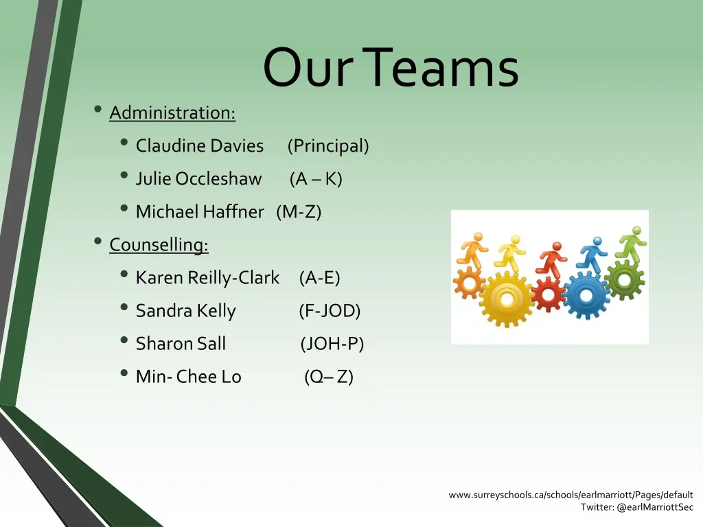 our teams