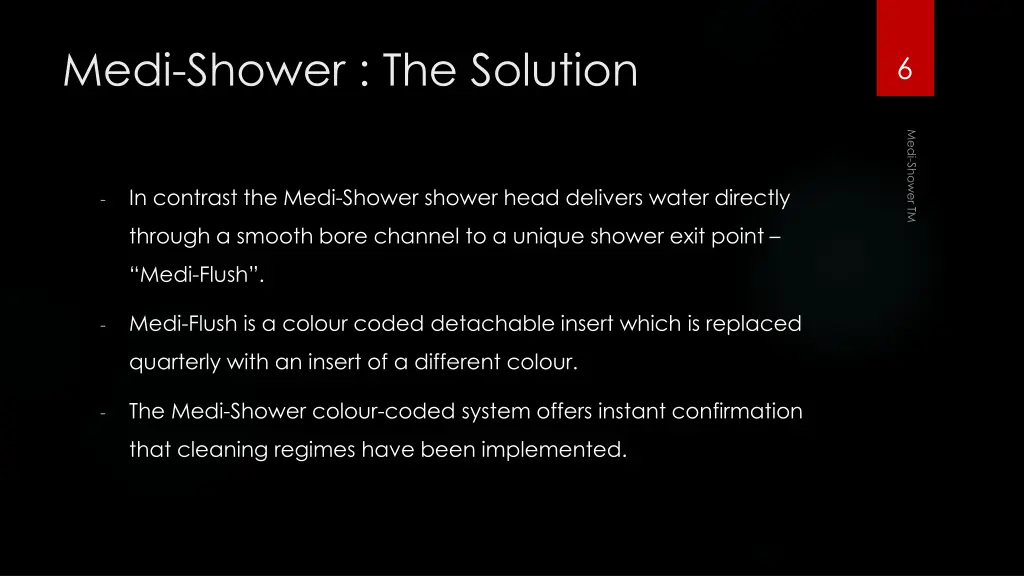 medi shower the solution