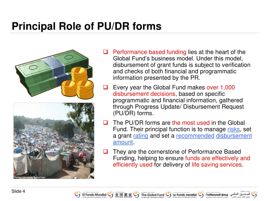 principal role of pu dr forms