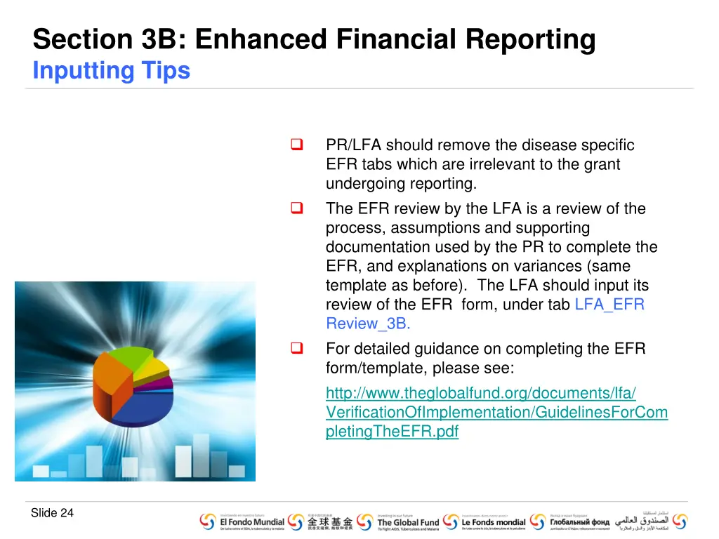 section 3b enhanced financial reporting inputting