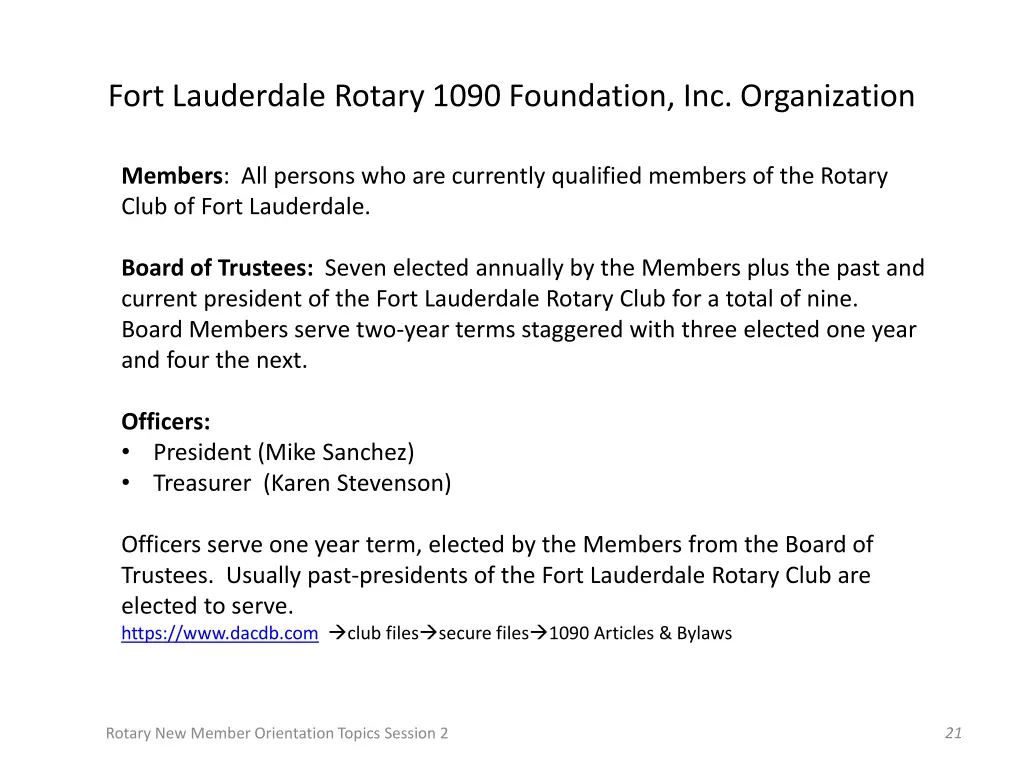 fort lauderdale rotary 1090 foundation