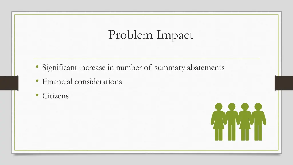 problem impact