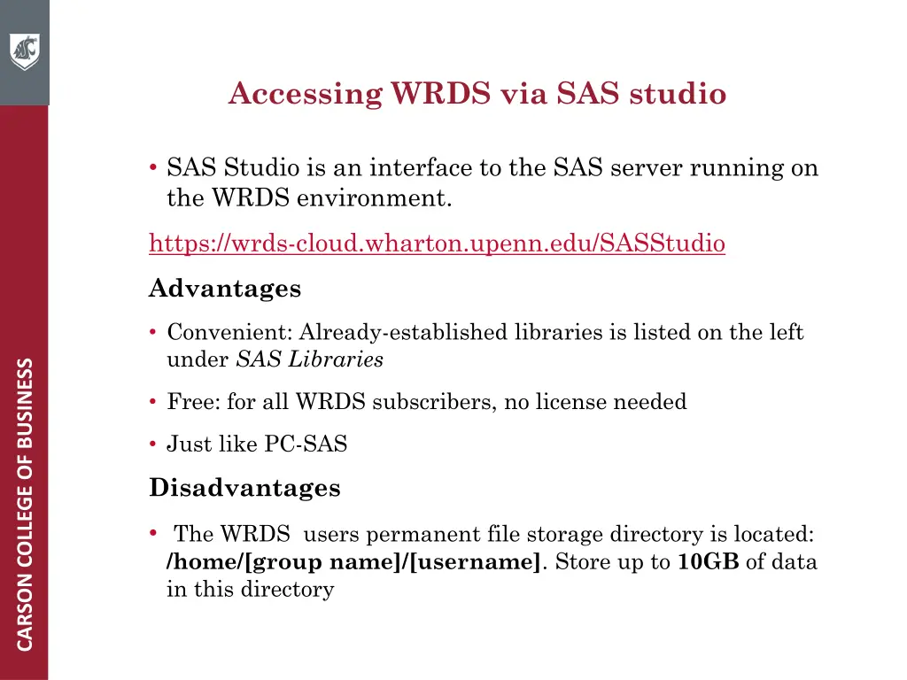 accessing wrds via sas studio