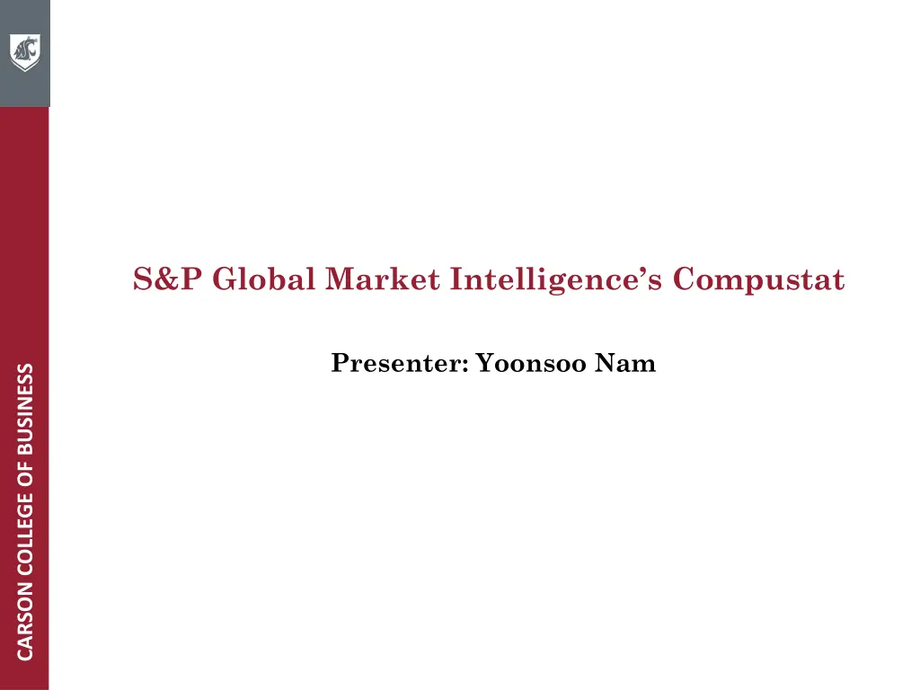 s p global market intelligence s compustat