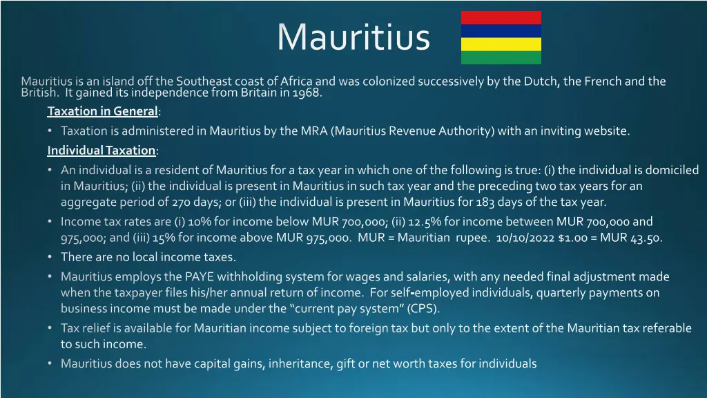 mauritius