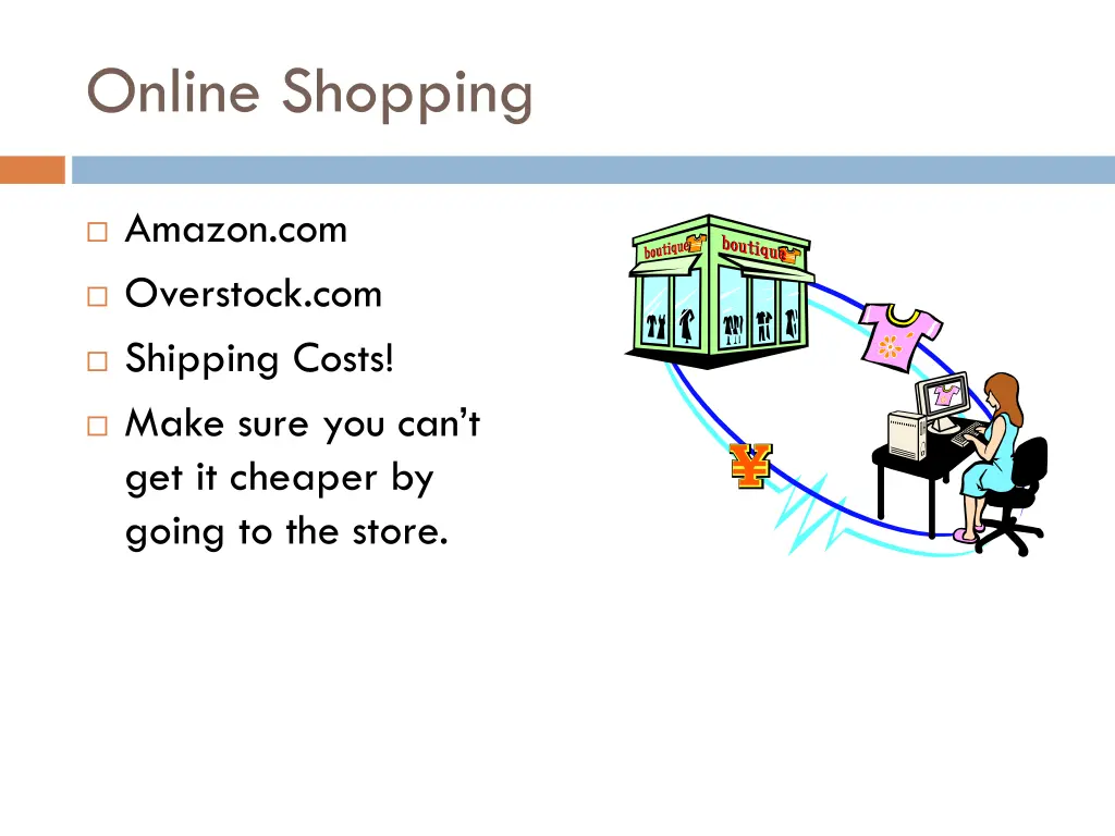 online shopping