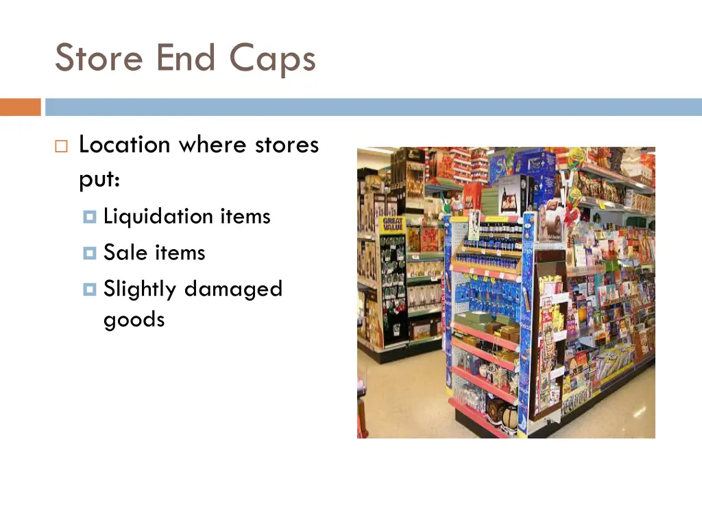 store end caps