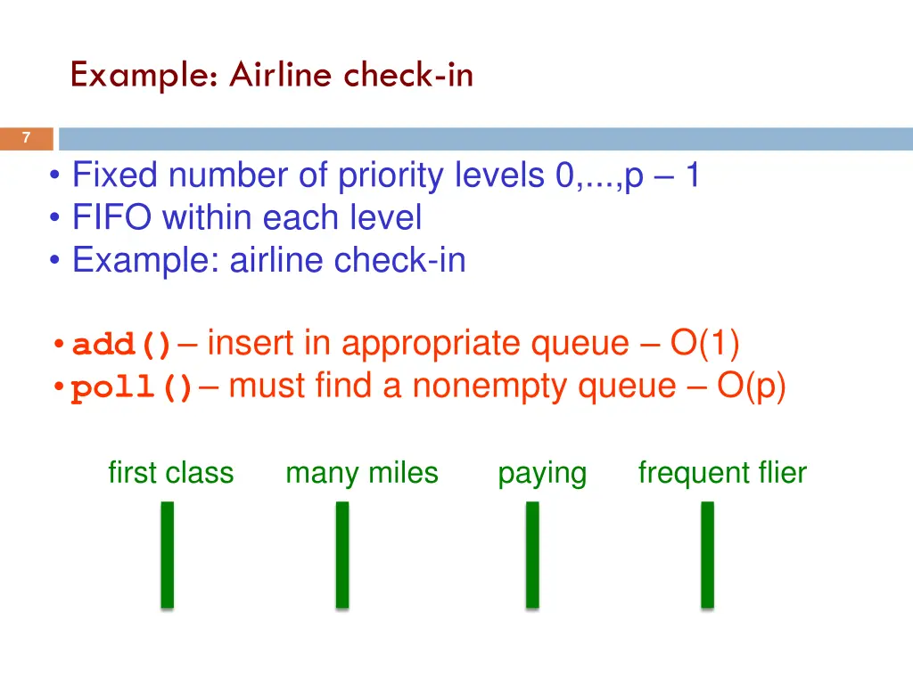 example airline check in