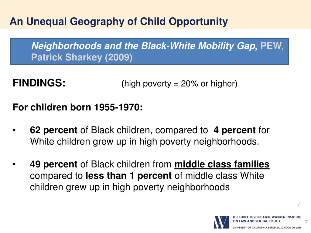 an unequal geography of child opportunity 1