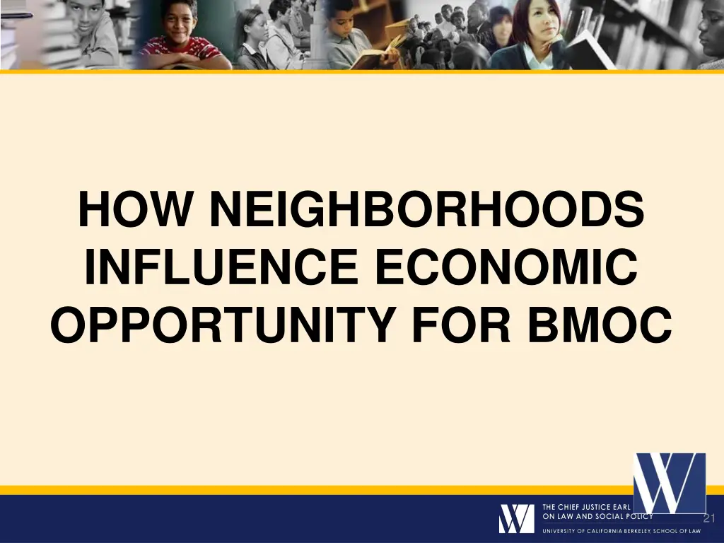 how neighborhoods influence economic opportunity