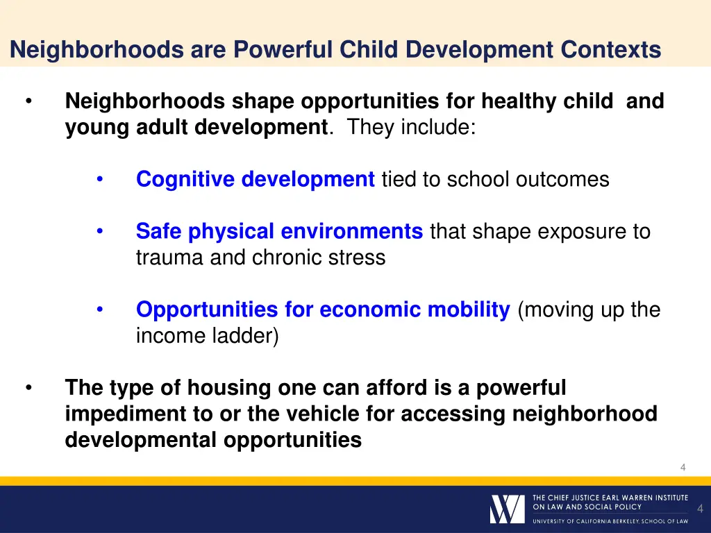 neighborhoods are powerful child development