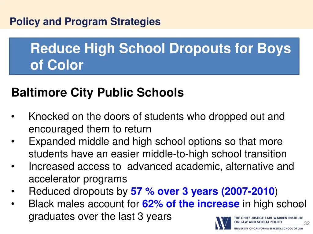 policy and program strategies 1