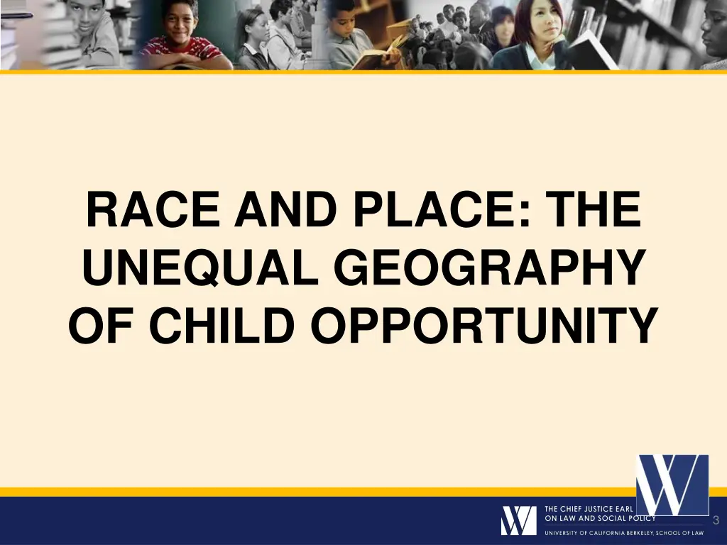 race and place the unequal geography of child