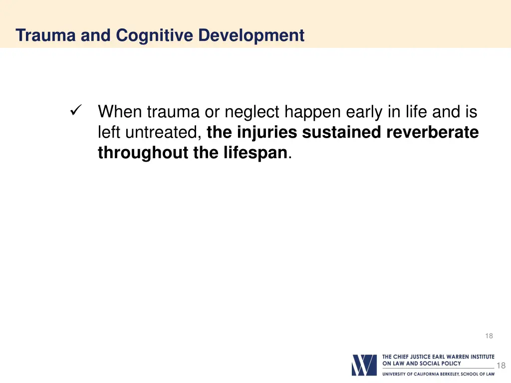 trauma and cognitive development 2