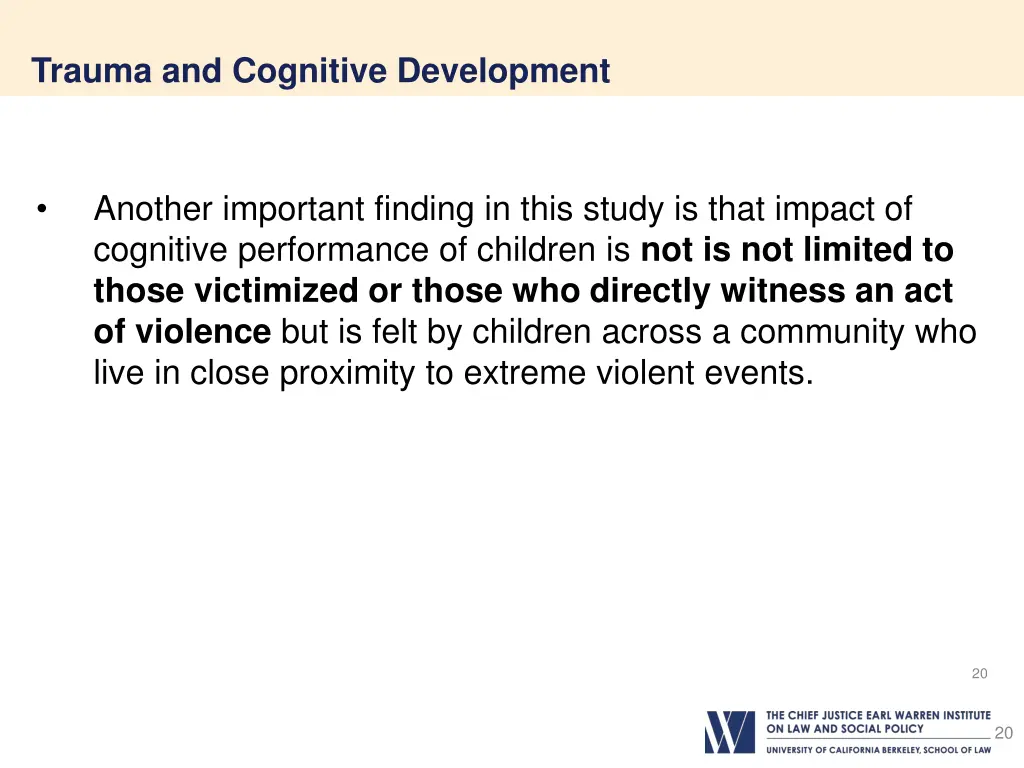 trauma and cognitive development 4