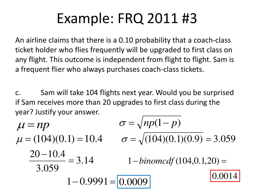 example frq 2011 3