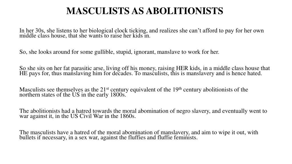 masculists as abolitionists