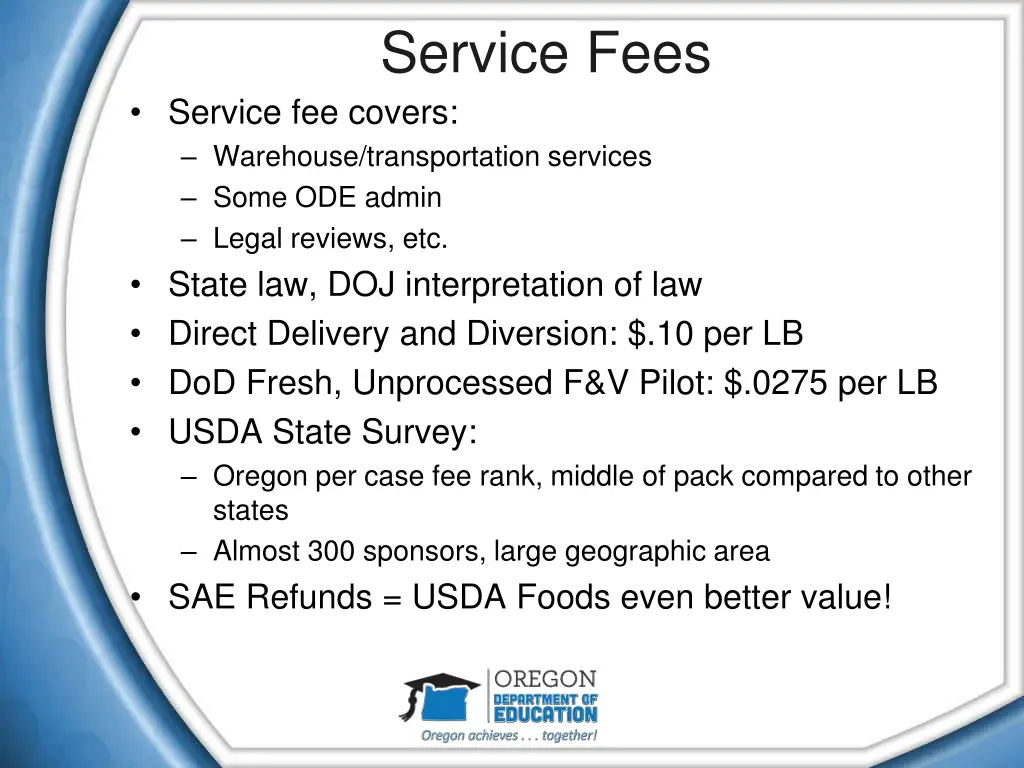 service fees