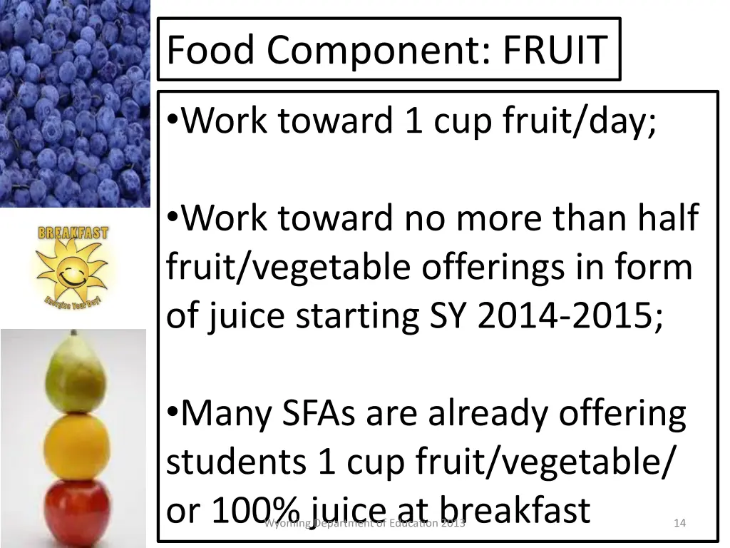 food component fruit 2