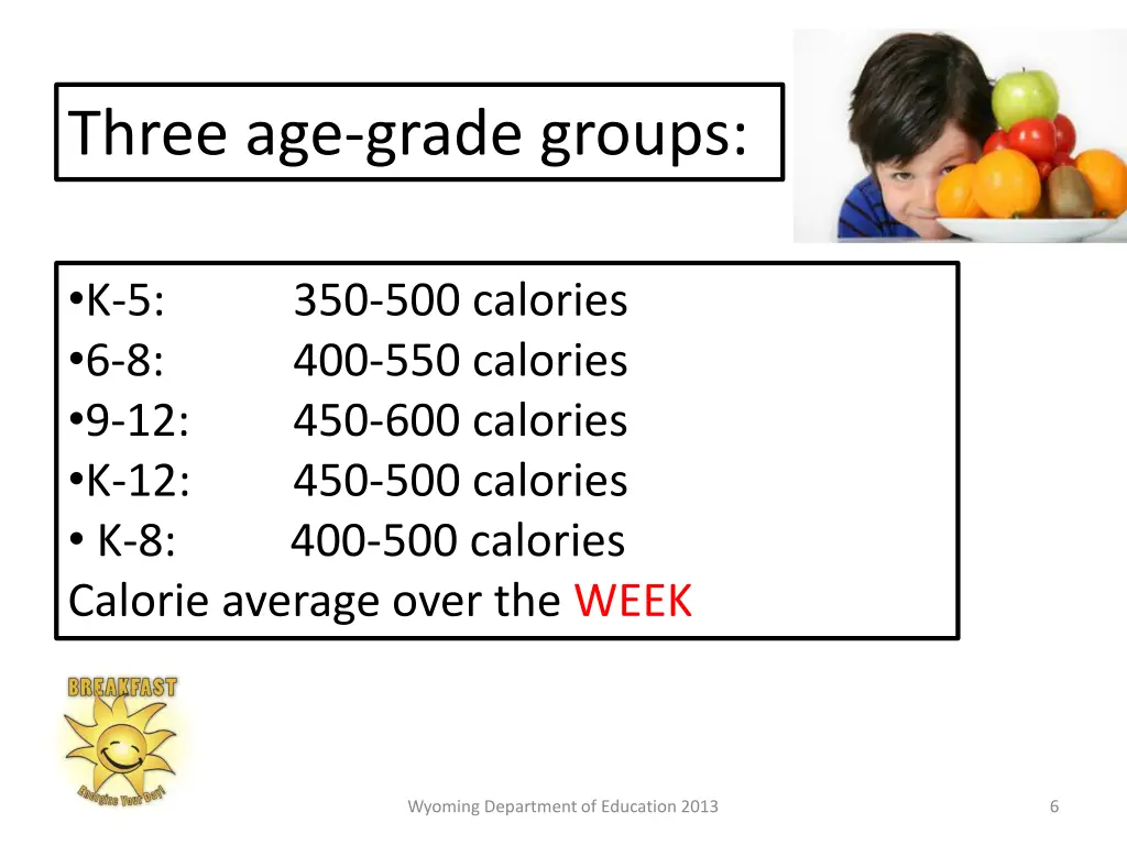 three age grade groups 1