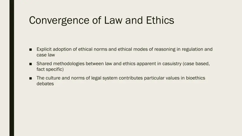 convergence of law and ethics