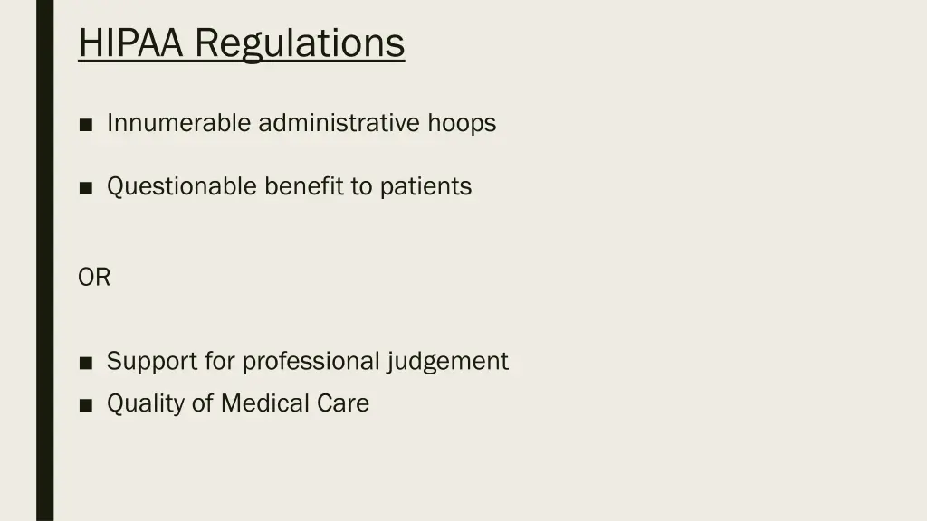 hipaa regulations