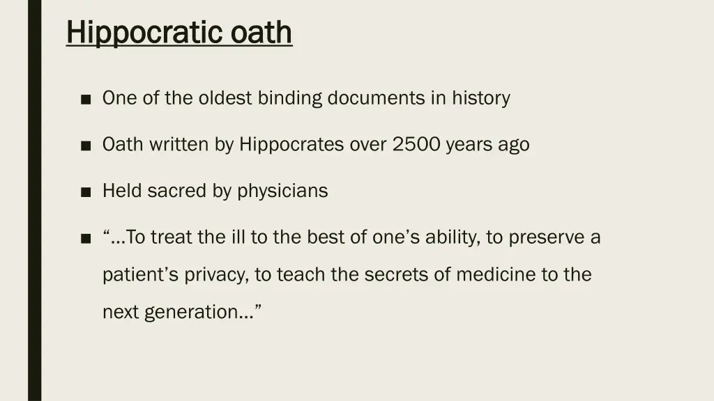 hippocratic oath hippocratic oath