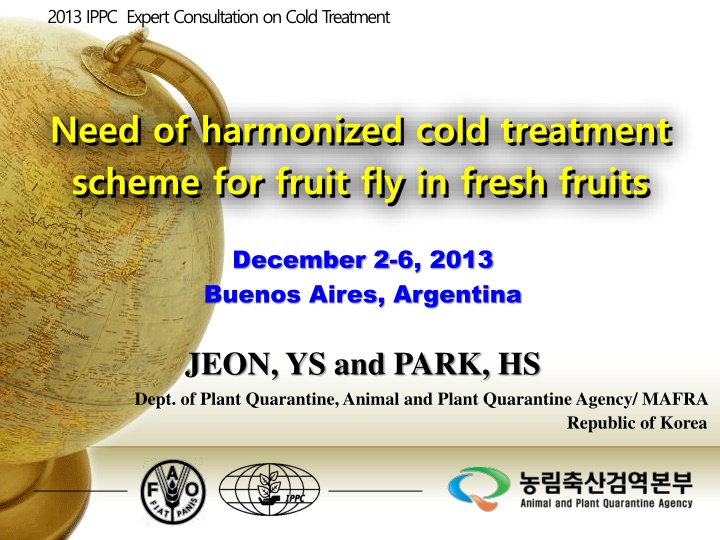 2013 ippc expert consultation on cold treatment