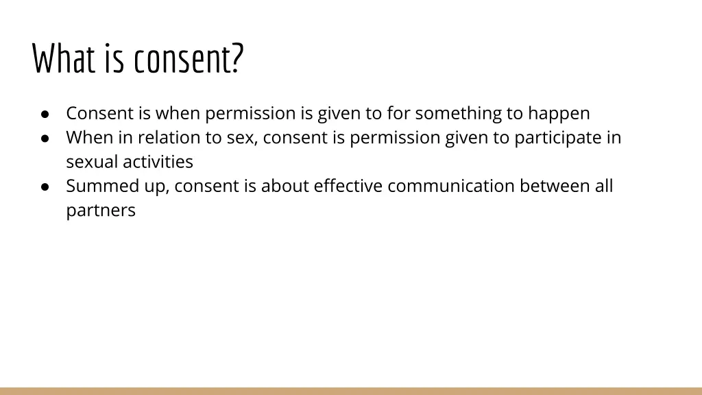 what is consent