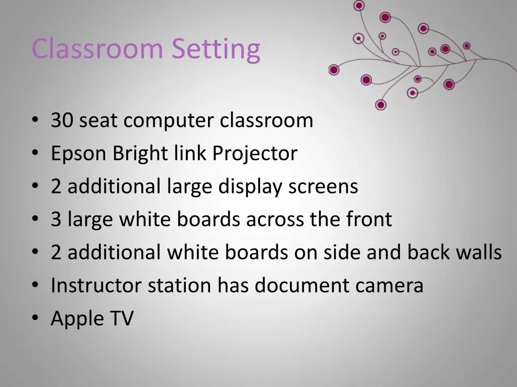 classroom setting