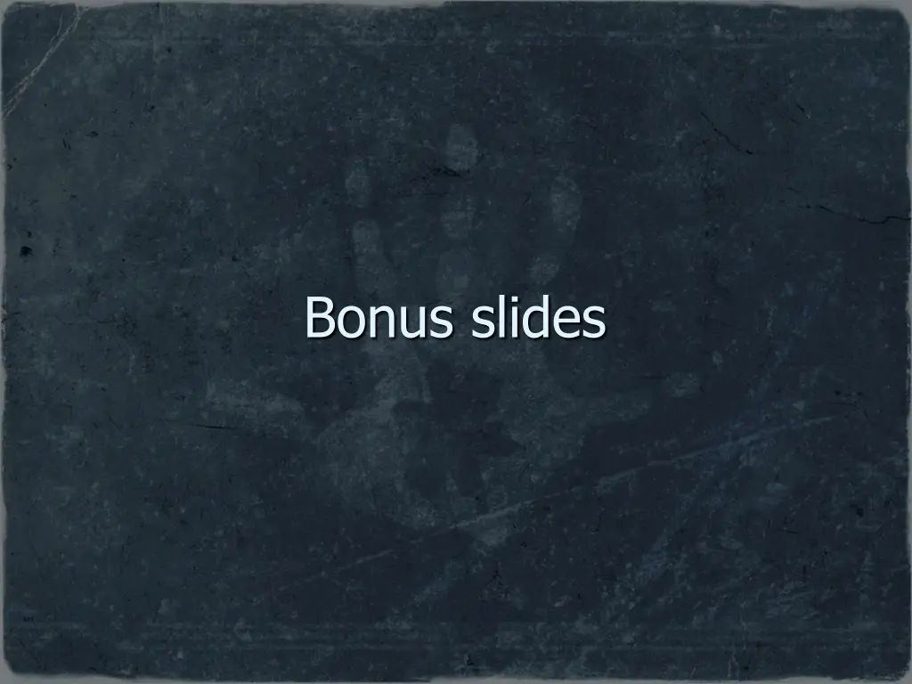 bonus slides