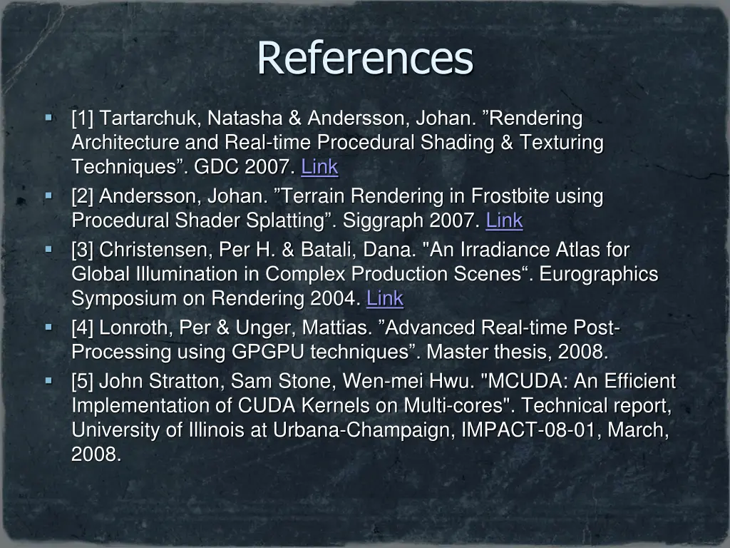 references