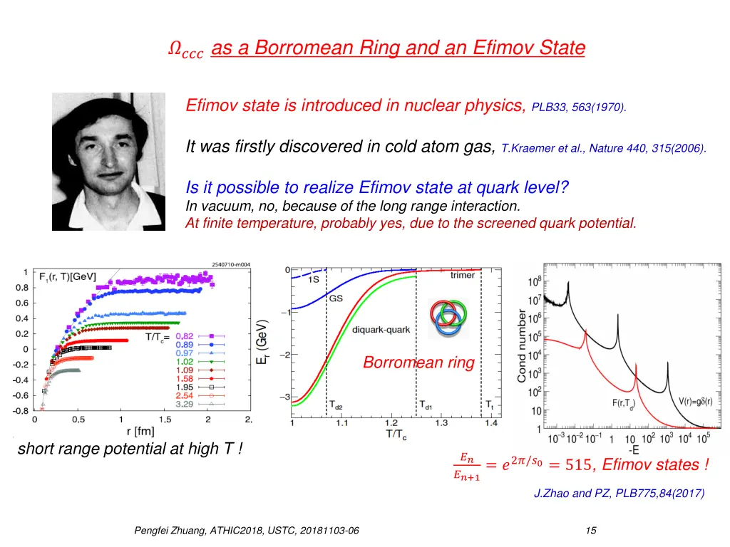 as a borromean ring and an efimov state