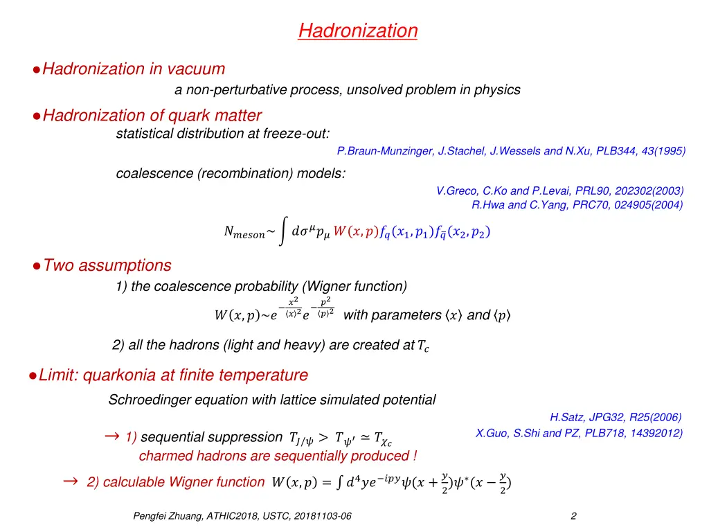 hadronization