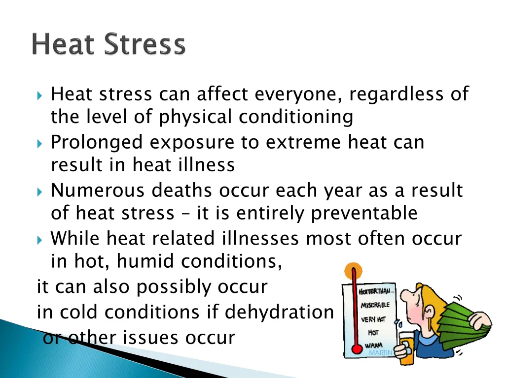 heat stress can affect everyone regardless