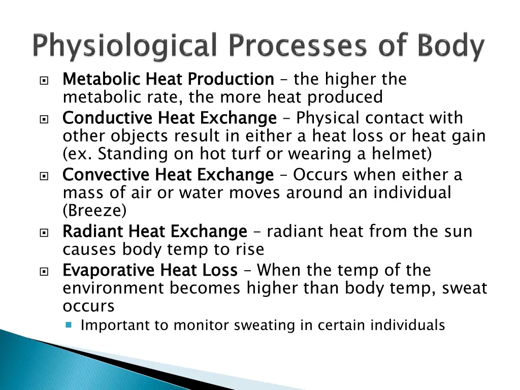 metabolic heat production metabolic rate the more