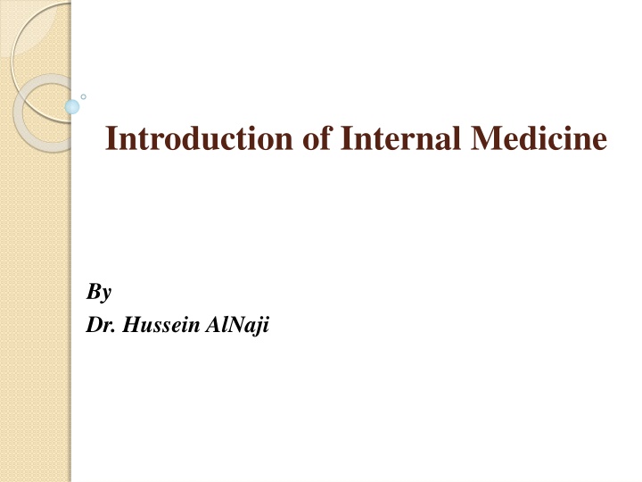 introduction of internal medicine