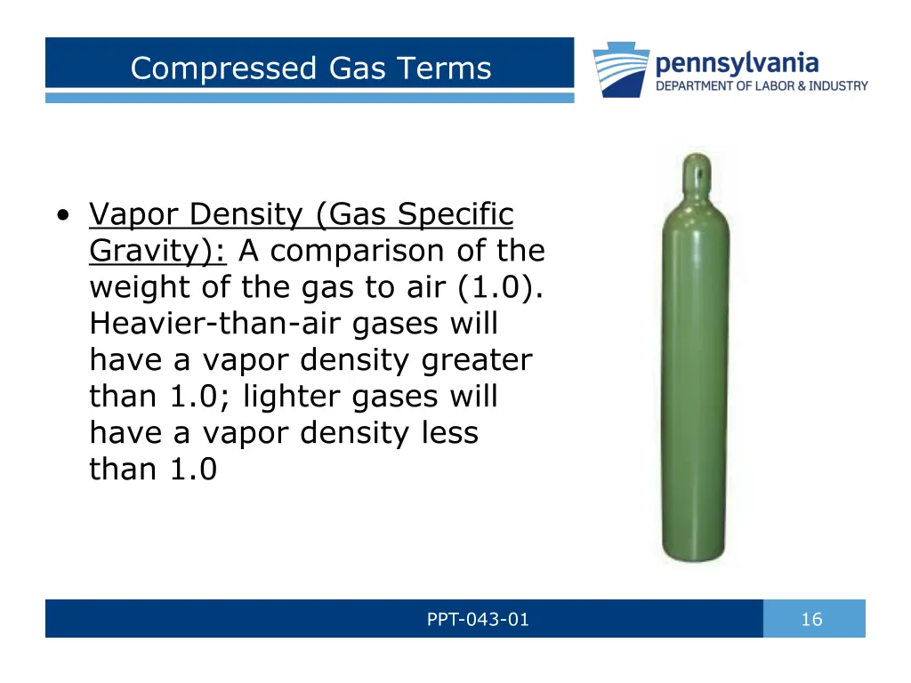 compressed gas terms