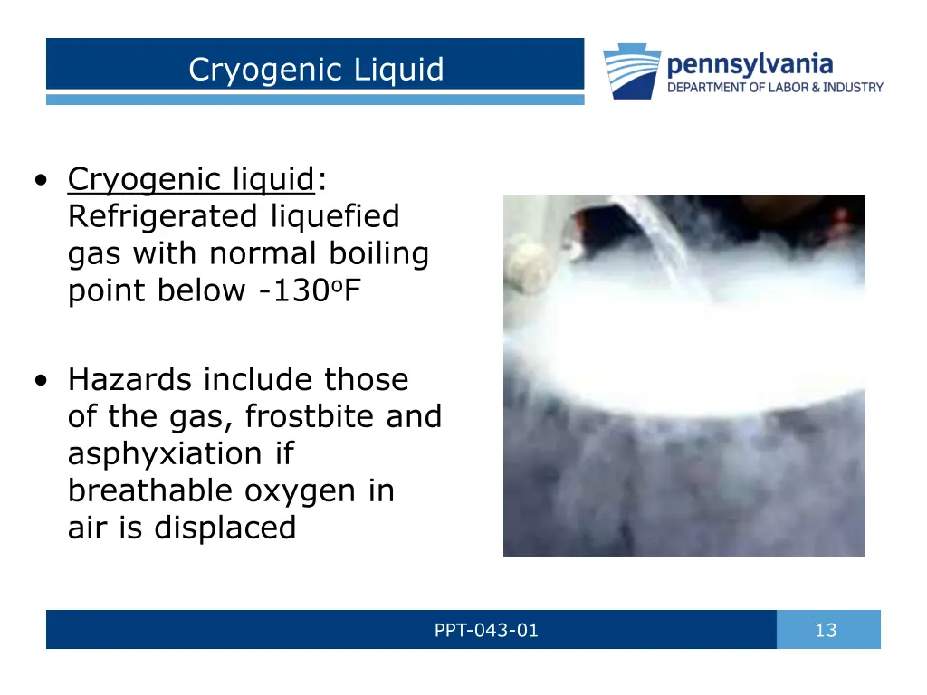 cryogenic liquid