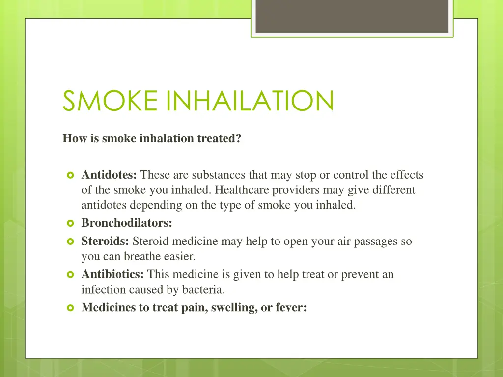 smoke inhailation 1