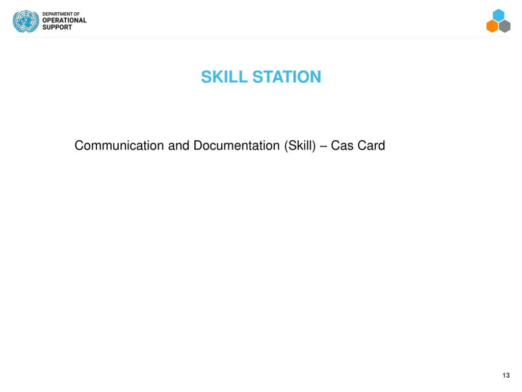 skill station 1