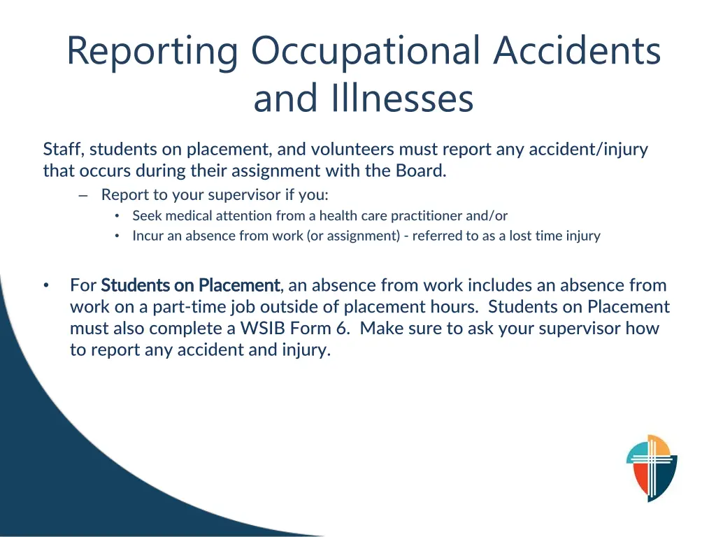 reporting occupational accidents and illnesses