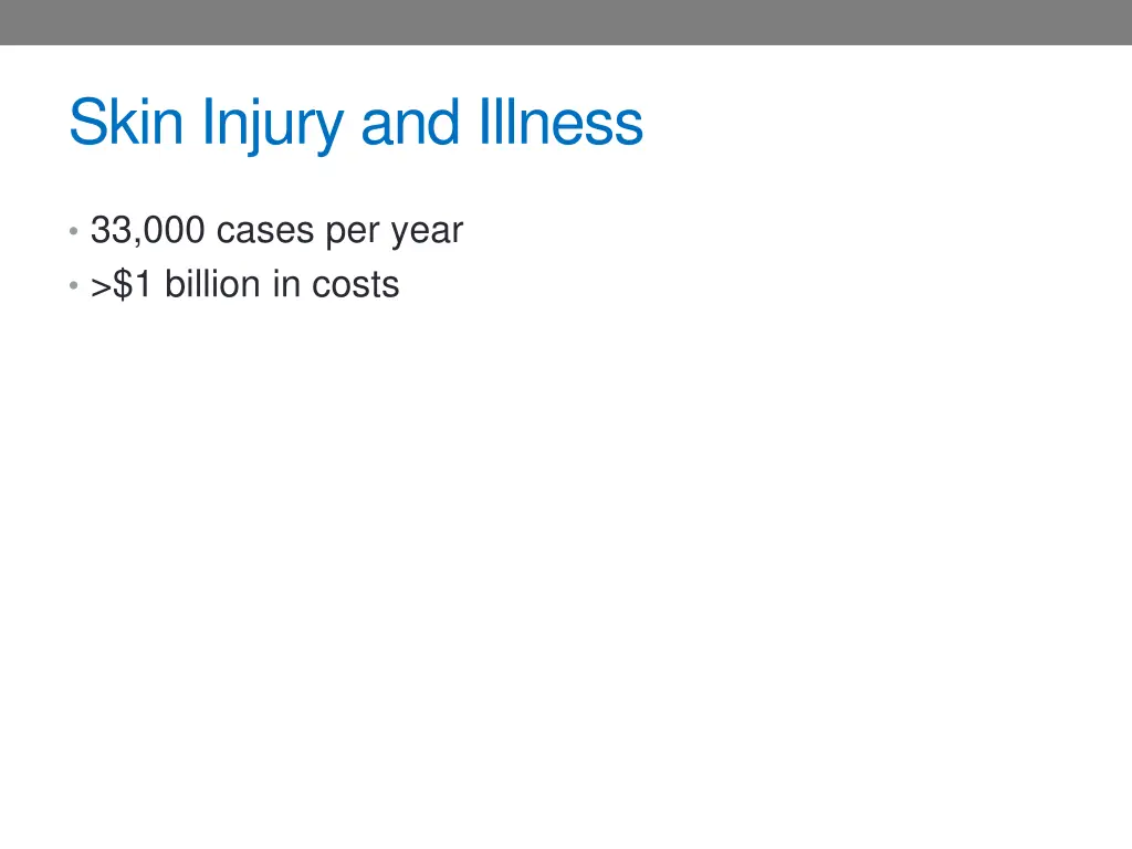 skin injury and illness