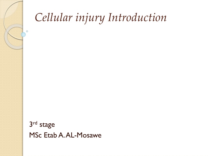 cellular injury introduction