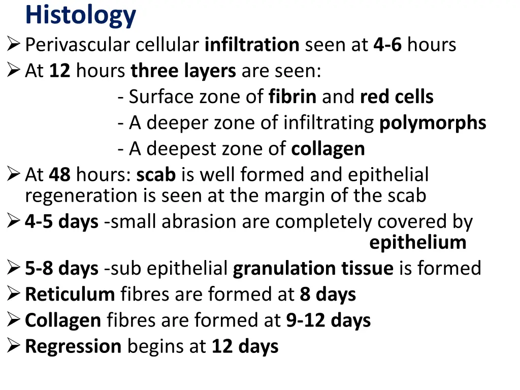 histology perivascular cellular infiltration seen