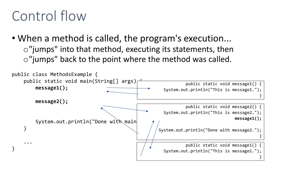 control flow