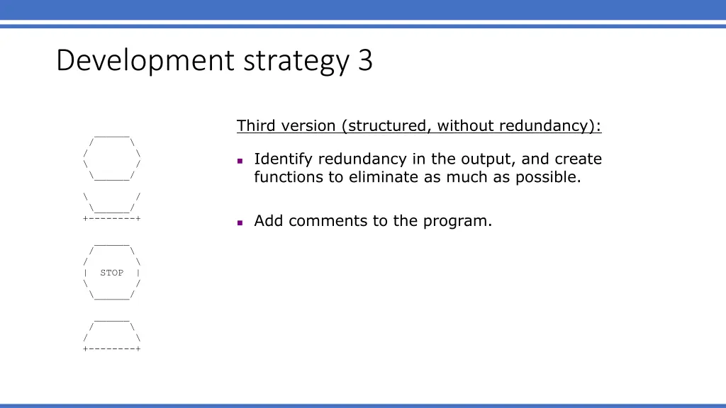 development strategy 3