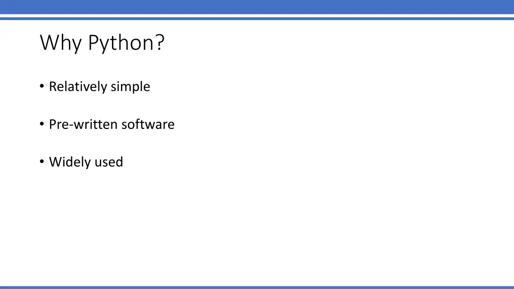 why python