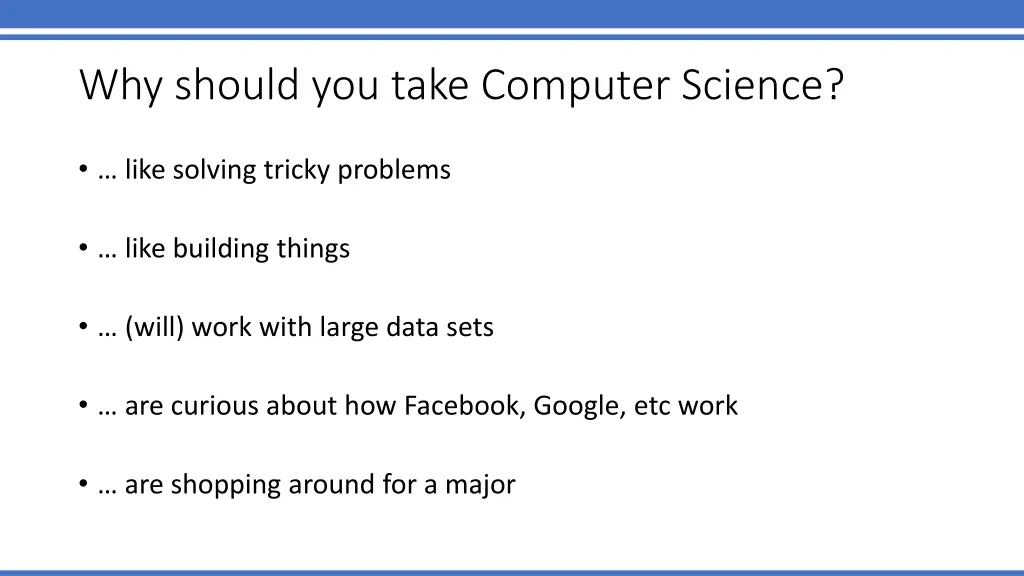 why should you take computer science