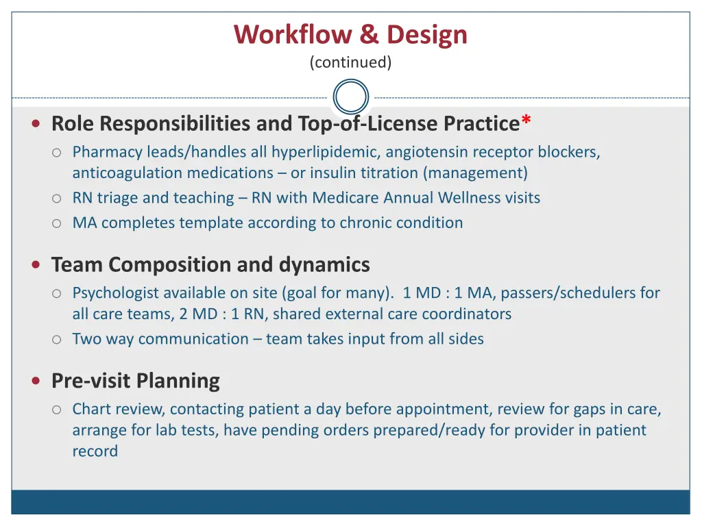 workflow design continued